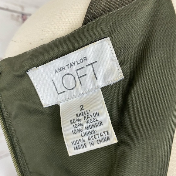 Ann Taylor Olive Dress - Picture 10 of 11